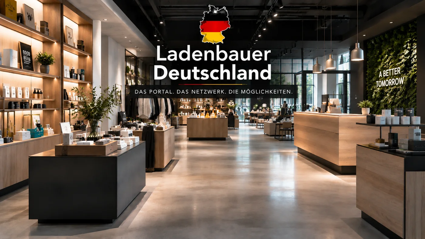 Modern gestaltete Verkaufsfläche als Beispiel für Ladenbau und Retail Design